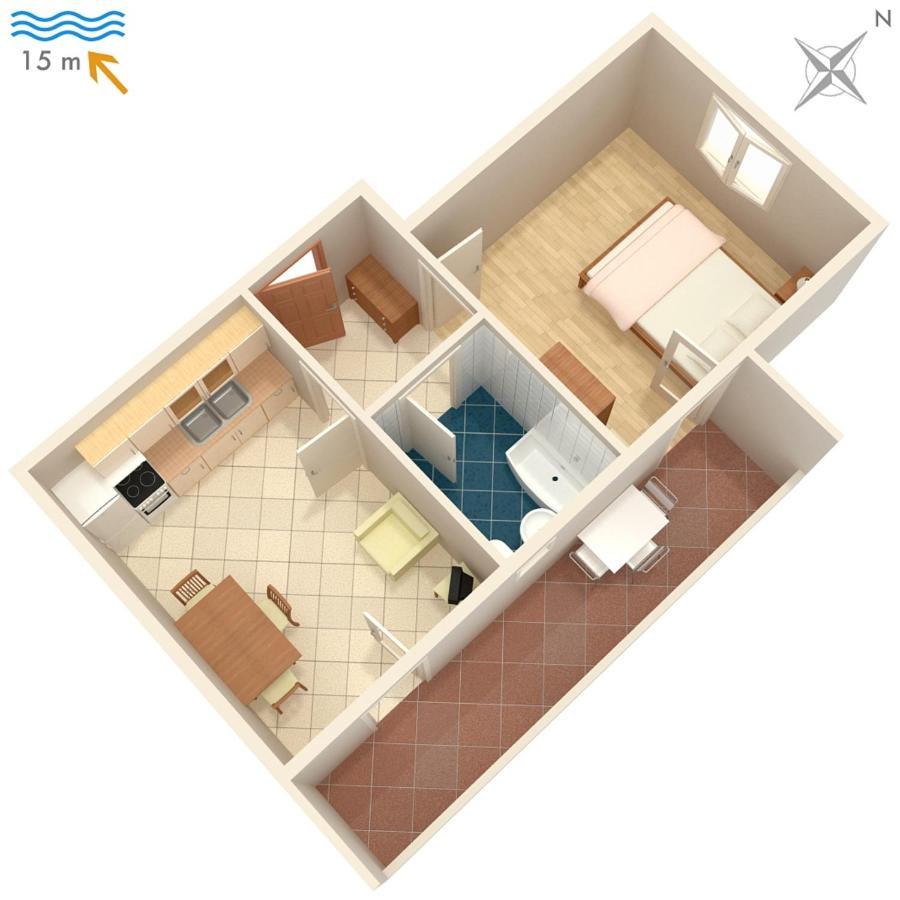 Apartments By The Sea Razanj, Rogoznica - 4253 Екстериор снимка